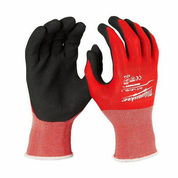 Milwaukee Tool Cut 1 Dipped Gloves - S ML48-22-8900
